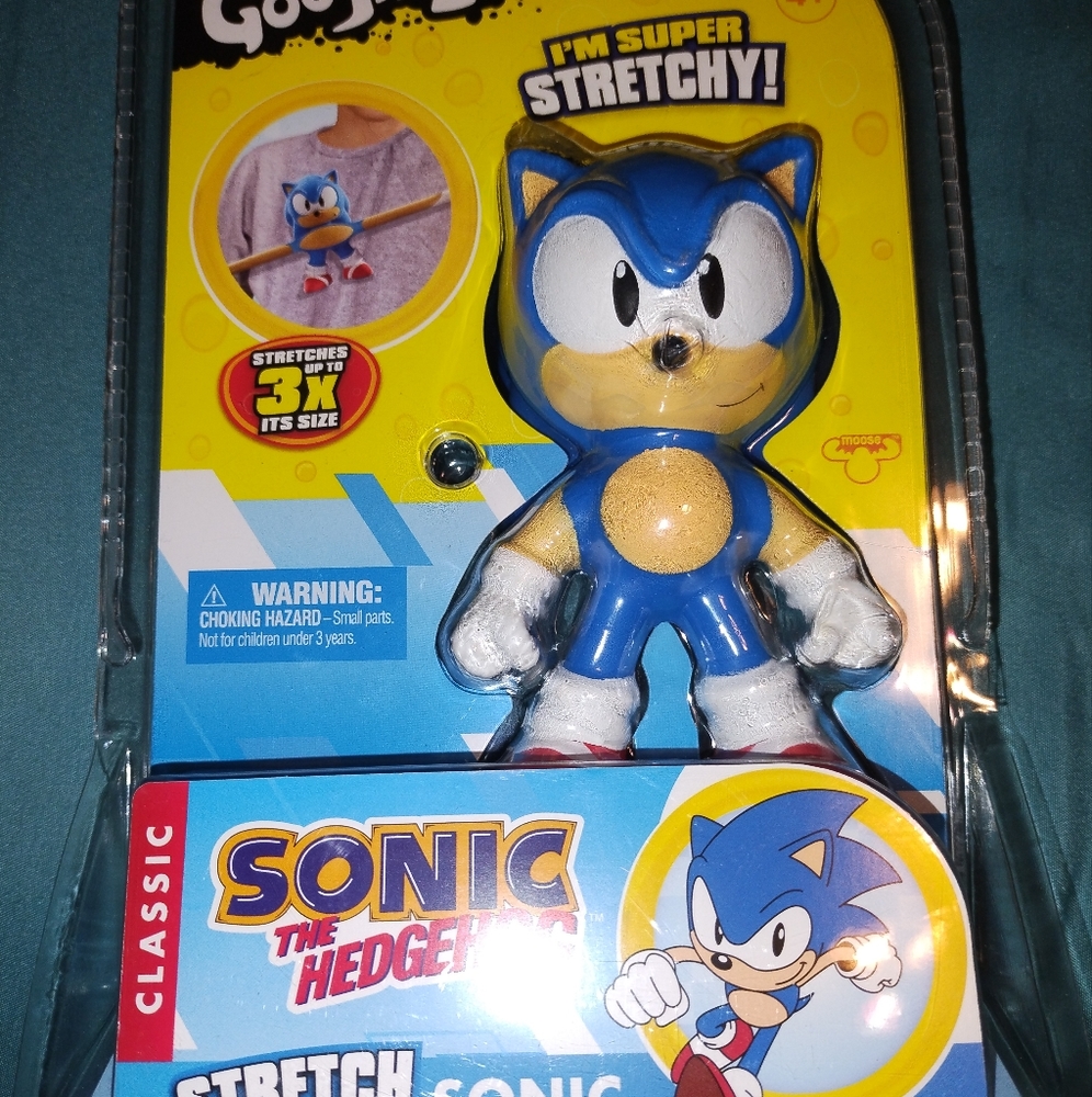 Heroes of Goo Joy Zu Classic Sonic the Hedgehog Hero Stretch Sonic